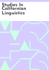 Studies_in_Californian_linguistics