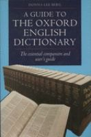 A_guide_to_the_Oxford_English_dictionary