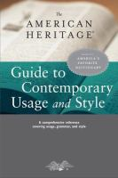 The_American_Heritage_guide_to_contemporary_usage_and_style
