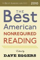 The_best_American_nonrequired_reading__2010